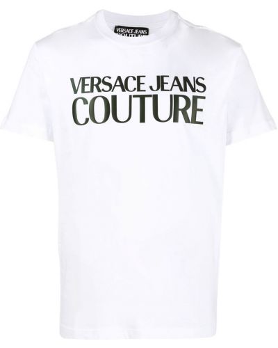 Trykt t-skjorte Versace Jeans Couture hvit