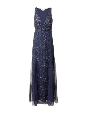 Вечерна рокля Sistaglam синьо