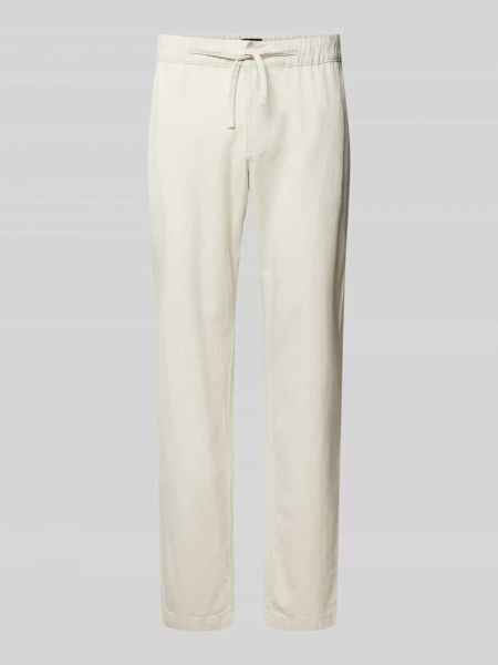 Lniane spodnie Mcneal białe