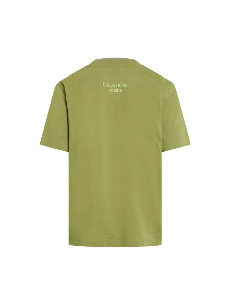 Koszulka klasyczna Calvin Klein zielona
