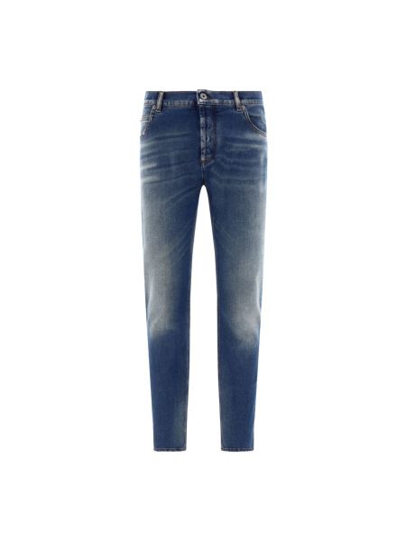 Slim fit skinny jeans aus baumwoll Balmain blau