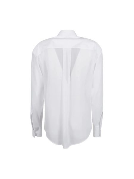 Camisa con flecos de cristal Dsquared2 blanco