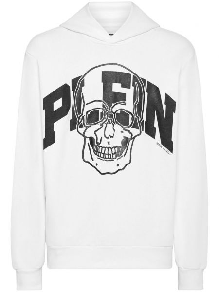 Langes sweatshirt aus baumwoll mit print Philipp Plein