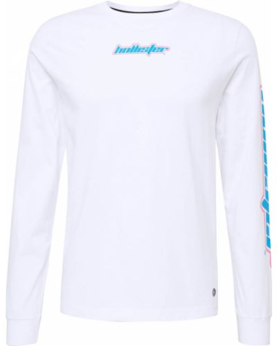 Marškinėliai ilgomis rankovėmis Hollister balta