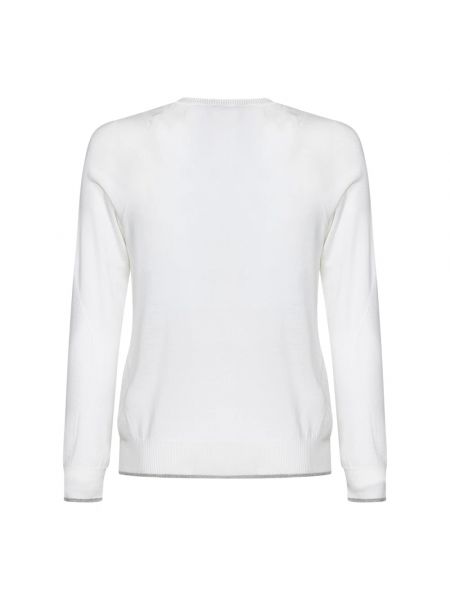 Jersey de lana de punto de tela jersey Sease blanco