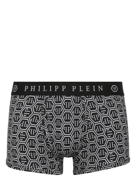 Painettu bokserit Philipp Plein musta