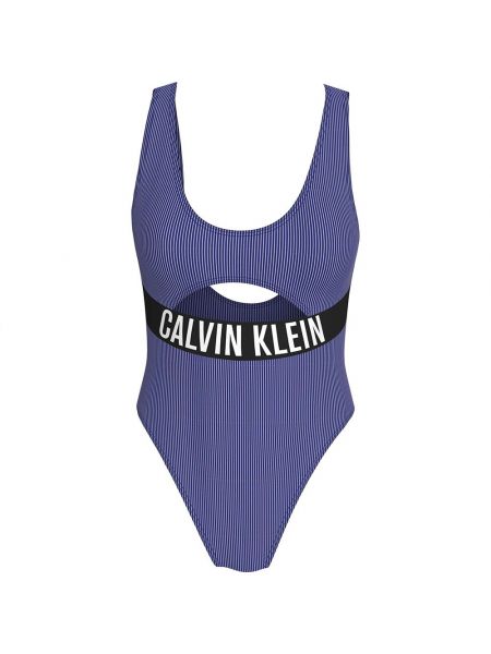 Слитный купальник Calvin Klein синий