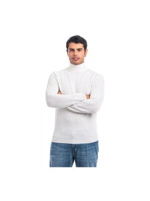 Jersey cuello alto con cuello alto de tela jersey Dondup blanco