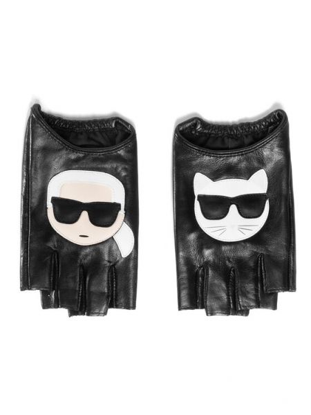 Rokavice Karl Lagerfeld črna