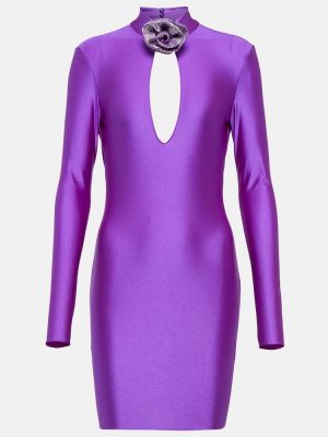 Mini robe à imprimé Giuseppe Di Morabito violet