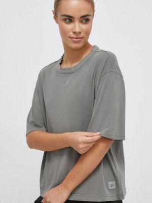 Bavlněné tričko Reebok Classic šedé