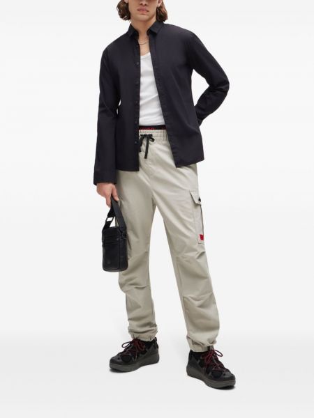 Pantalon cargo avec poches Hugo gris