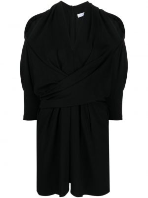 Robe longue avec manches longues drapé Iro noir