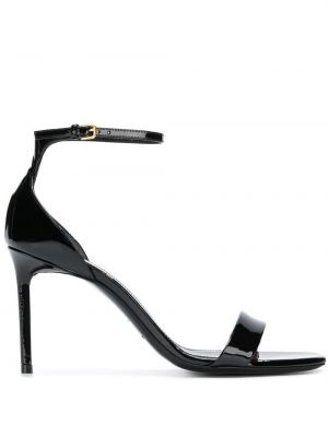 Sandale mit bernstein Saint Laurent schwarz