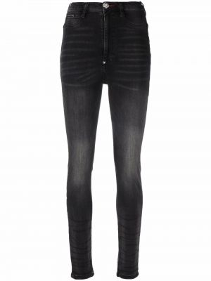 Дънки skinny fit Philipp Plein сиво