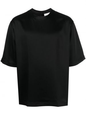 Tričko s okrúhlym výstrihom Nanushka čierna