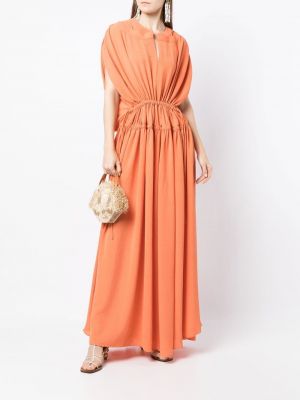 Dlouhé šaty bez rukávů Bambah oranžové