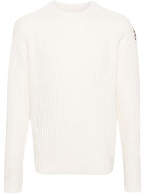 Sweter wełniany Parajumpers biały