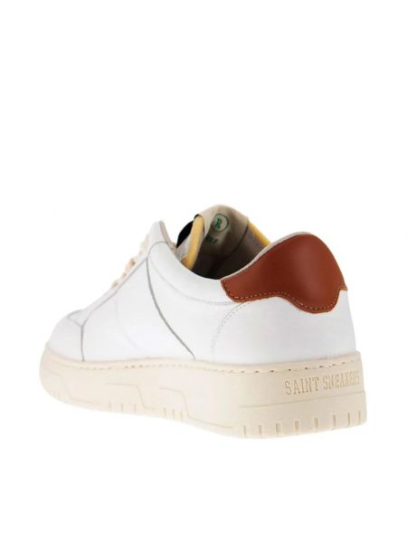 Calzado de cuero Saint Sneakers blanco