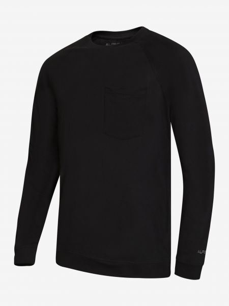 Tričko s dlouhým rukávem Alpine Pro černé