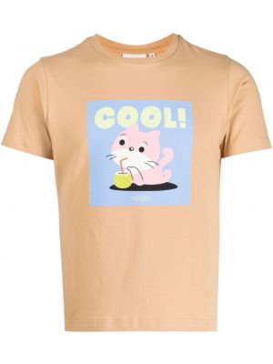 T-shirt con stampa con scollo tondo Chocoolate