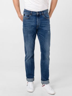 Egyenes szárú farmernadrág Trussardi Jeans kék
