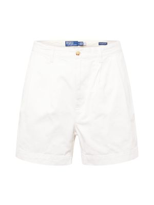 Pantaloni chino plissettati Polo Ralph Lauren bianco