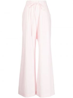 Spodnie bawełniane Bondi Born różowe