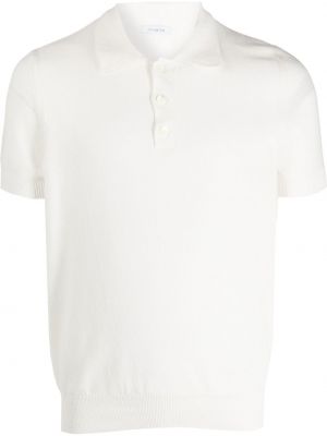 Adīti kokvilnas polo krekls Malo balts