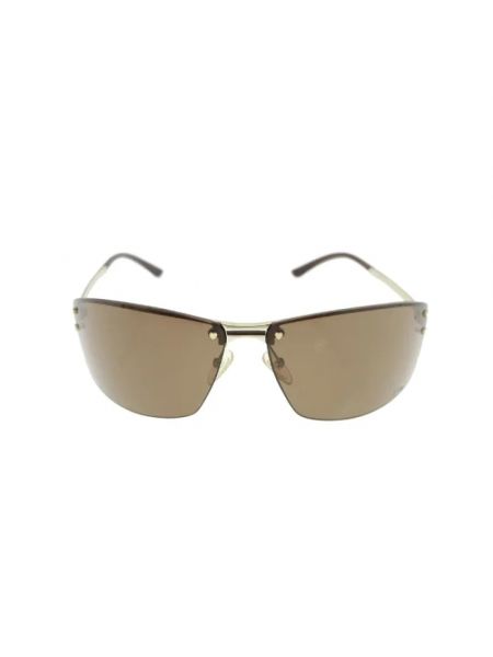 Brązowe okulary przeciwsłoneczne Dior Vintage