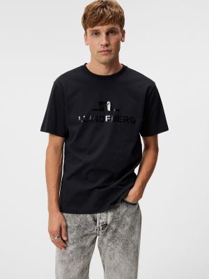 T-shirt a maniche lunghe J.lindeberg nero