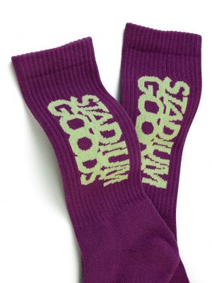 Chaussettes brodeés Stadium Goods® violet