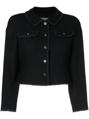 Вълнено яке Chanel Pre-owned черно