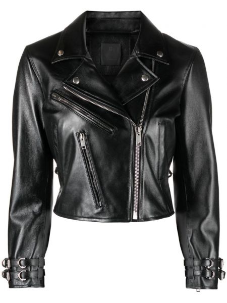 Kožená bunda Givenchy černá