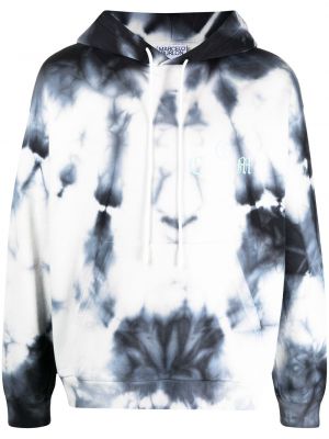 Corbata con estampado tie dye Marcelo Burlon County Of Milan blanco