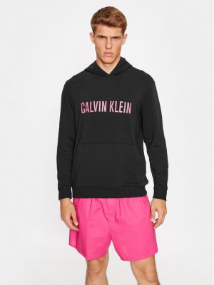 Felpa in pile Calvin Klein Underwear nero