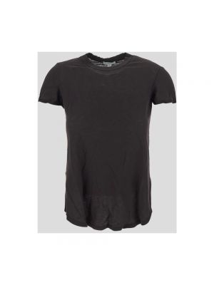 Camiseta de algodón James Perse negro