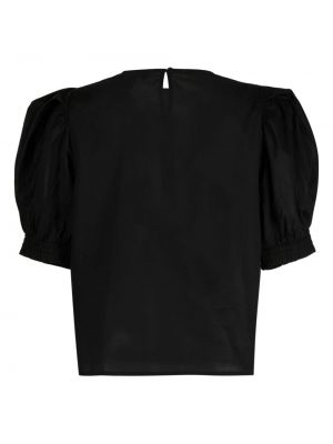 Bluse aus baumwoll Dkny schwarz