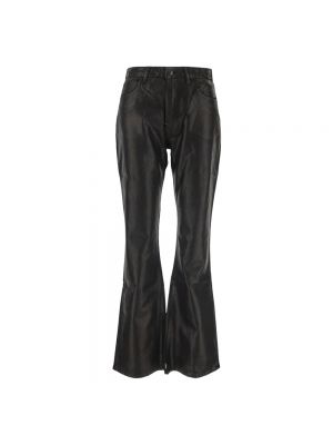 Pantalon en cuir 3x1 noir