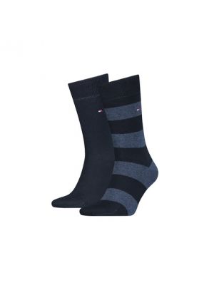 Calcetines a rayas Tommy Hilfiger azul