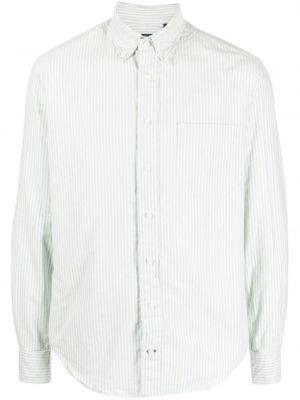 Raštuota dryžuota medvilninė marškiniai Gitman Vintage