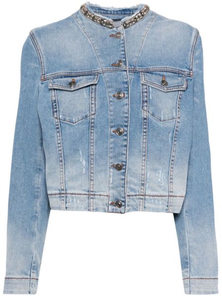 Veste en jean à paillettes Ermanno Scervino