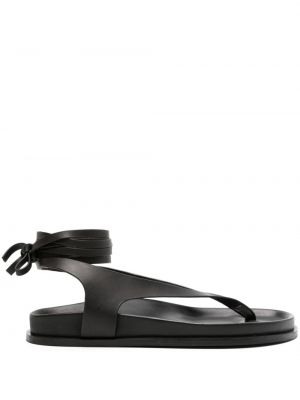 Kožené sandále A.emery čierna