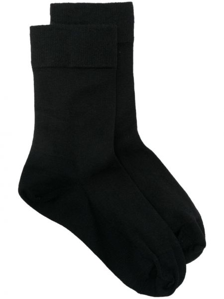 Кашмирени чорапи Wolford черно