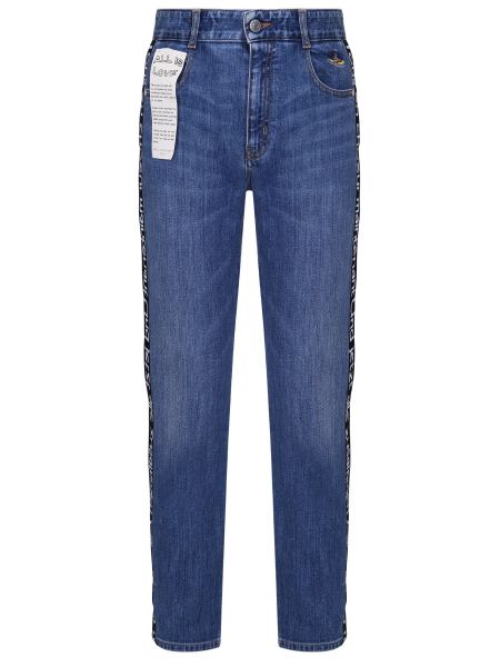 Синие прямые джинсы Stella Mccartney