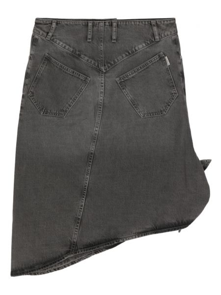 Spódnica jeansowa Remain szara