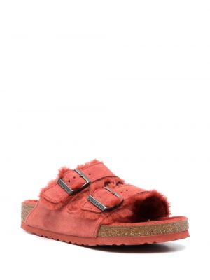 Sandales Birkenstock rouge