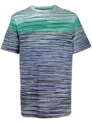 Bavlnené tričko s prechodom farieb Missoni