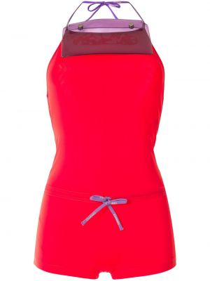 Badeanzug mit rückenausschnitt Chanel Pre-owned rot