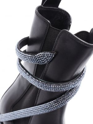 Auliniai batai su kristalais René Caovilla juoda
